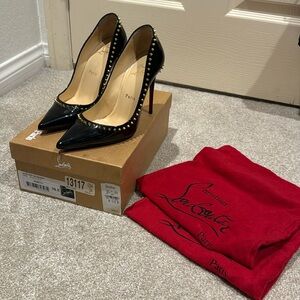 Anjalina 100 black patent Christian Louboutin